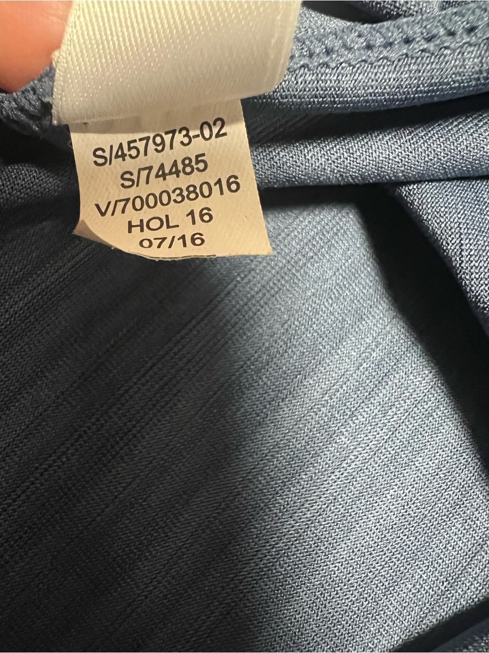 Athleta Swift Reach & Restore Tank Blue Racerback Active Top Large - Picture 7 of 9